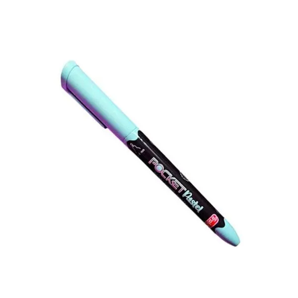 Resaltador trabi pocket pastel celeste