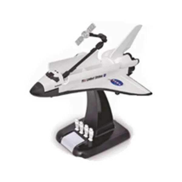 Nave espacial nasa con figuras de astronautas 20x15x8 cm