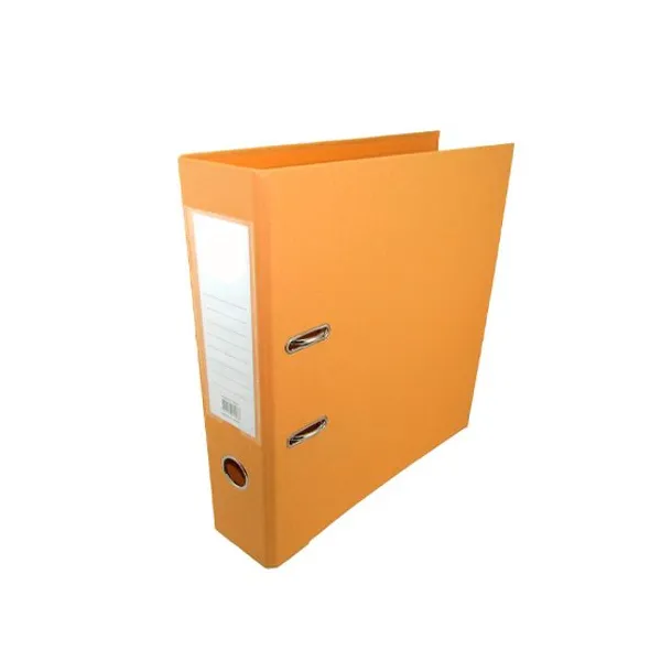 Bibliorato forrado pvc oficio naranja l/ancho 75 mm