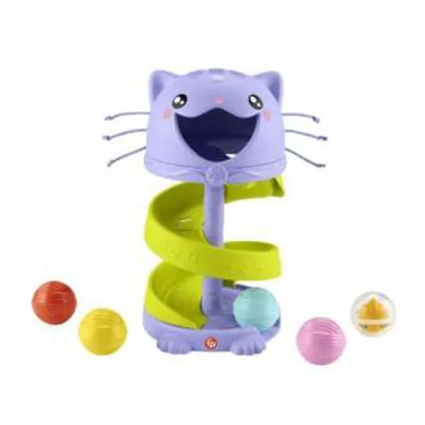 Gatito fisher price pelotitas rodantes