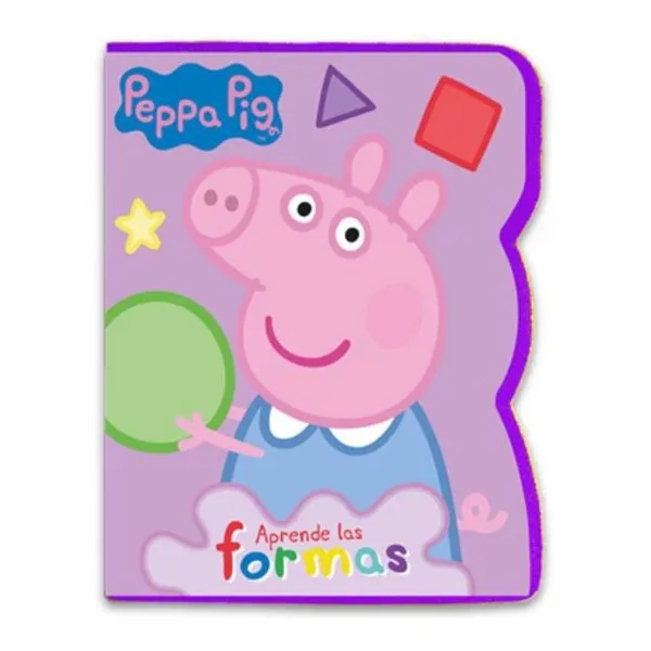 Peppa Pig aprende las formas - imprenta mayuscula