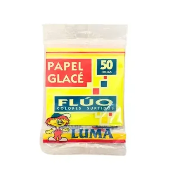 Papel glace luma fluo taco x50 hjs.
