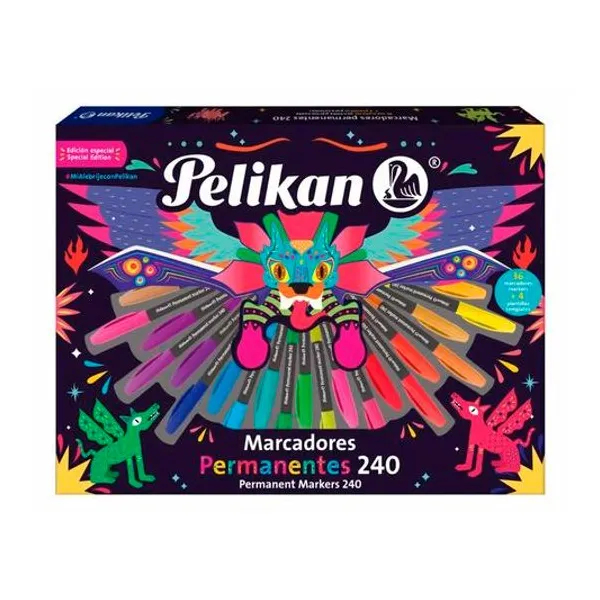 Set marcador permanente 240 caja x36 Pelikan