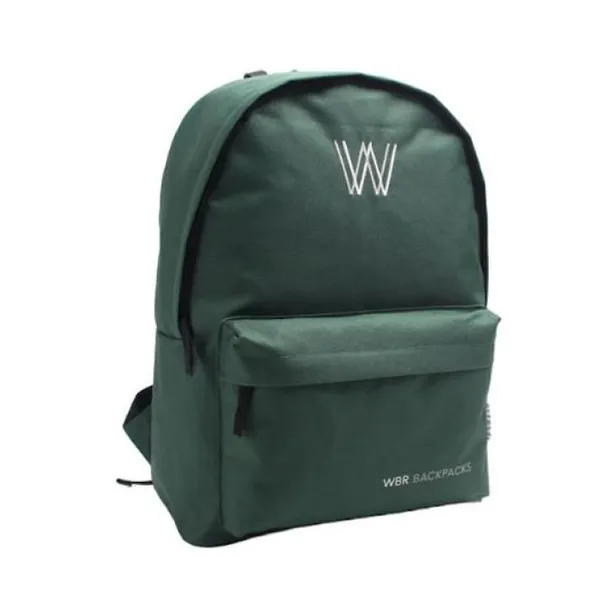 Wbr mochila 17" espalda -lisa bordada- "verde