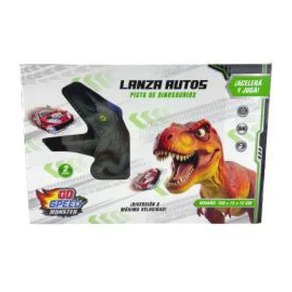 Pista de autos dinosaurio go speed
