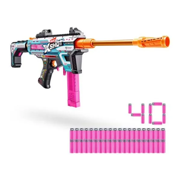 X-shot pro motorized blaster- alcance 45 mts