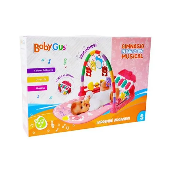 Gimnasio interactivo musical para bebés 43x30x9 cm