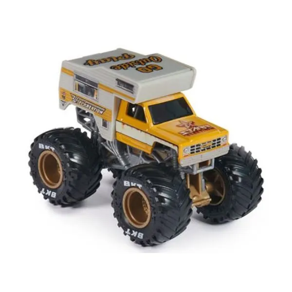 Monster jam - vehiculo a escala true metal 1:64. surtido wreckcreation