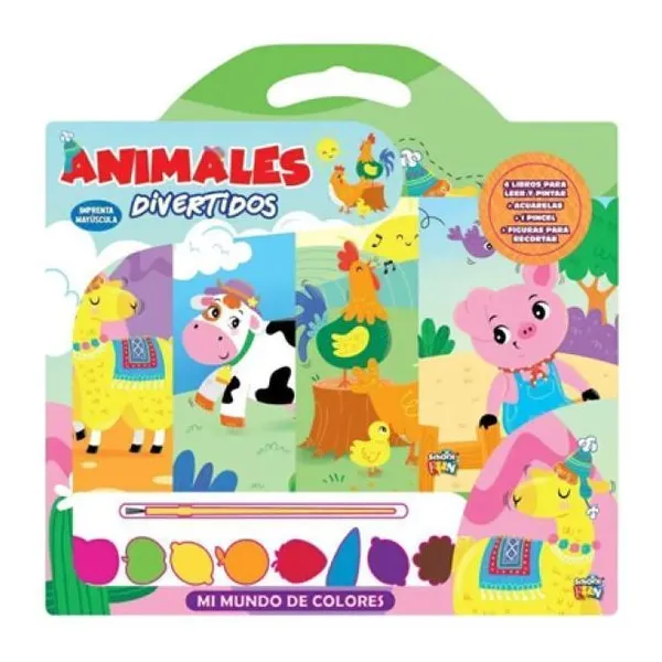 Mi mundo de colores: animales divertidos 30 27 cm