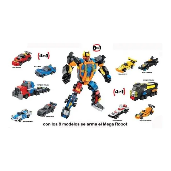 Assemble blocks car