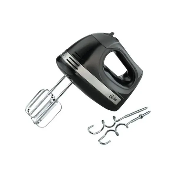 Batidora de mano oster retro negra