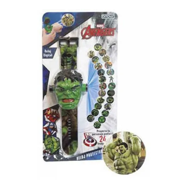 Reloj proyector Avengers hulk