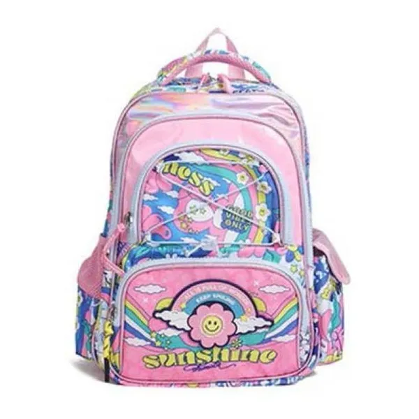 Mochila espalda trama niveles rainbow 16" love the planet