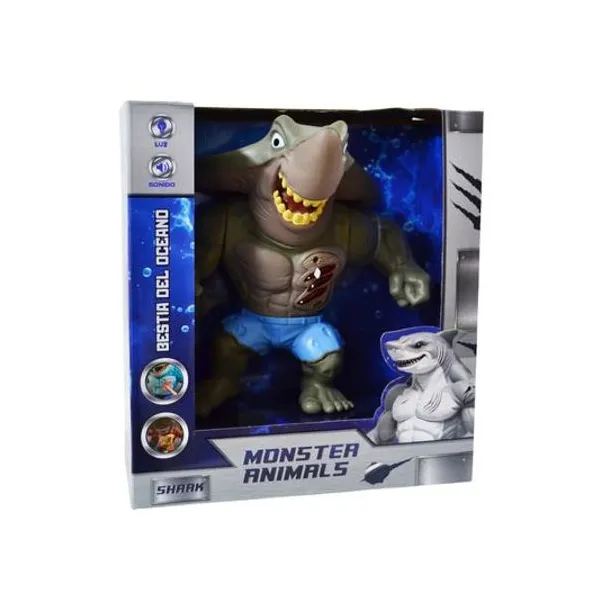 Tiburon monster con sonido articulado 24x26x11 cm