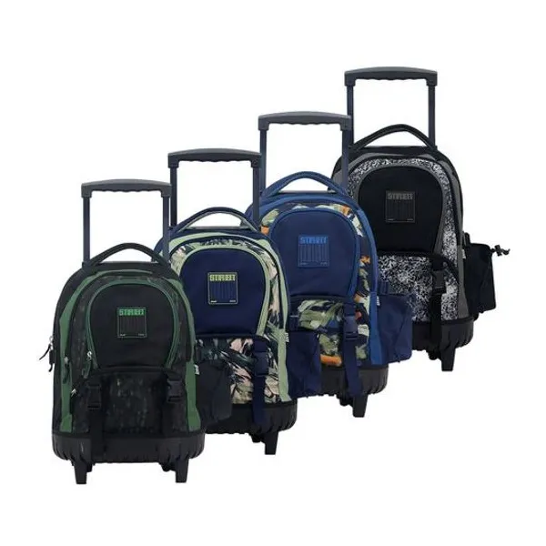 Mochila 17.5" con carro street wear x unidad modelos surtidos lsyd
