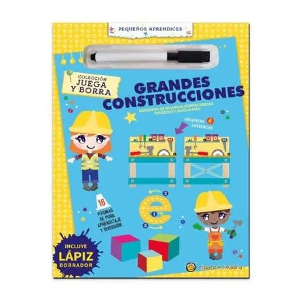 Grandes construcciones juega y borra