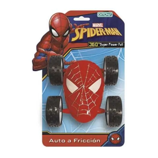 Spiderman friction tumbling car