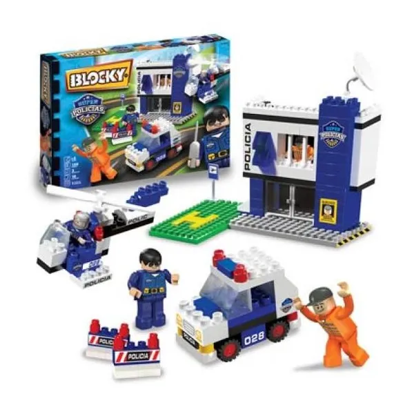 Blocky súper policías | comisaría (150 piezas)