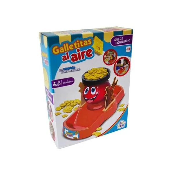 Juego de equilibrio galletitas al aire en caja 20x27x7 cm