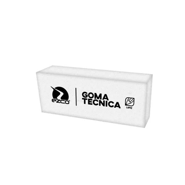 Goma de borrar Ezco tecnica plástica lápiz