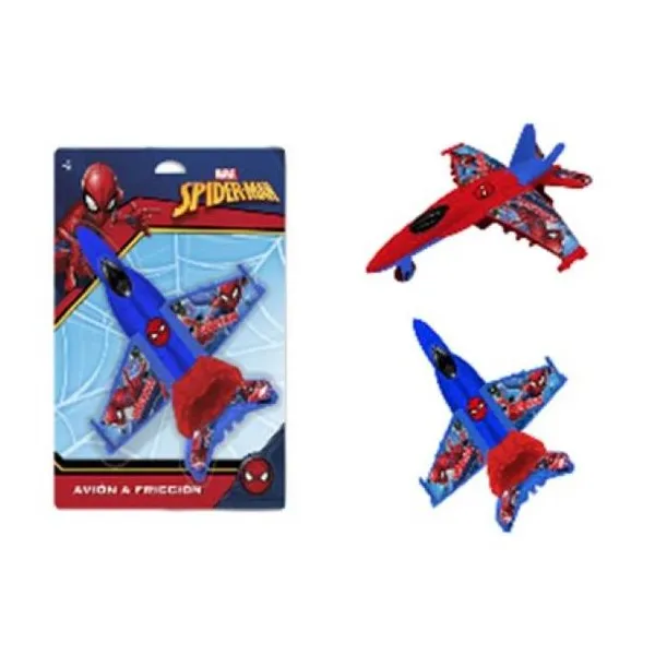 Avión a fricción Spiderman