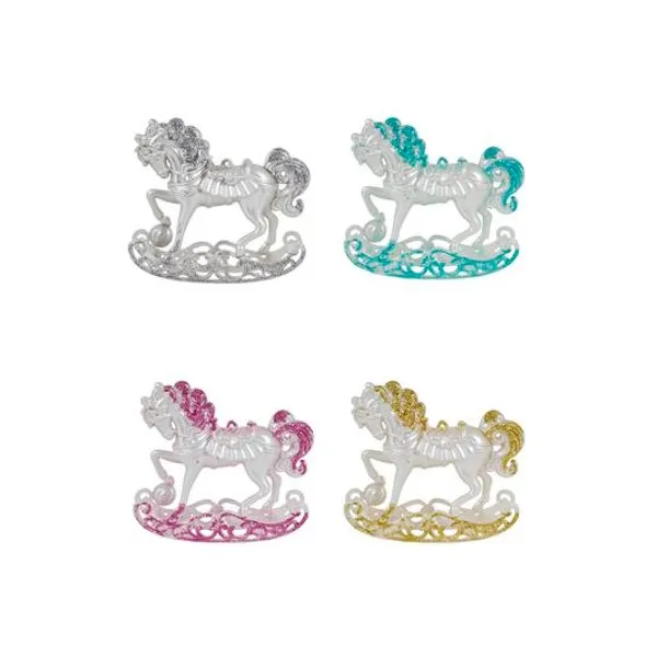 Caballo antiguo mecedor 10x9.3 cm