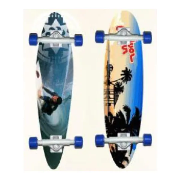 Skate long board con rdas patonas 70 cm dibujos variados