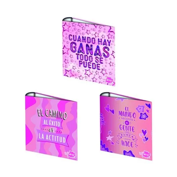 Carpeta carta 3x40 pink x unidad modelos surtidos inkdrop