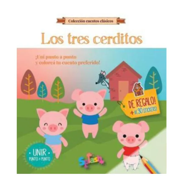 Los tres cerditos - punto a punto