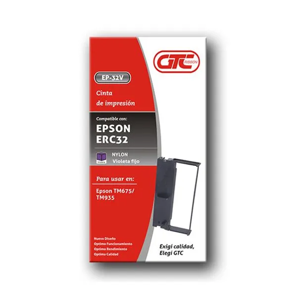 Cinta gtc para Epson erc 32 nylon