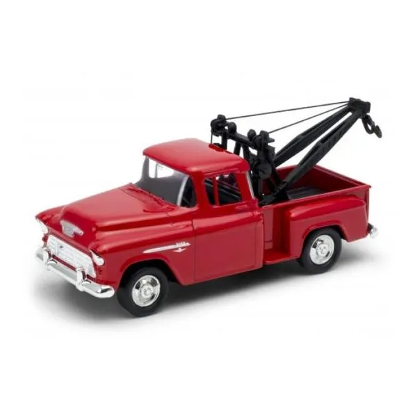 Welly 1:34 1955 chevy stepside tow truck rojo 43765cw