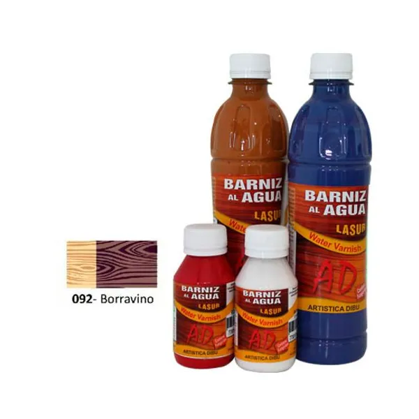 Barniz ad al agua lasur 100 ml092- borravino