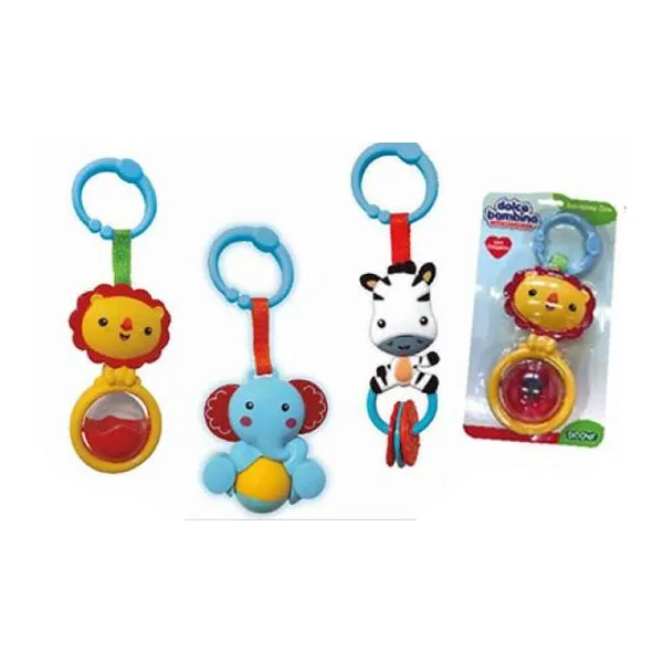Sonajeros zoo dolce bambino 3 surt blister 13,5x25x5 cm