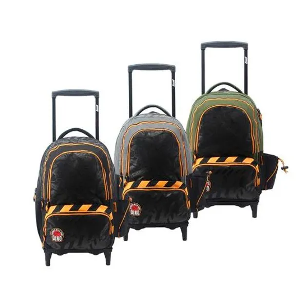 Mochila 18" con carro dino danger x unidad colores surtidos lsyd