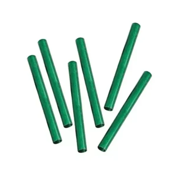Barra de silicona ibico glitter fina 7.2 mmx 10 unid.verde
