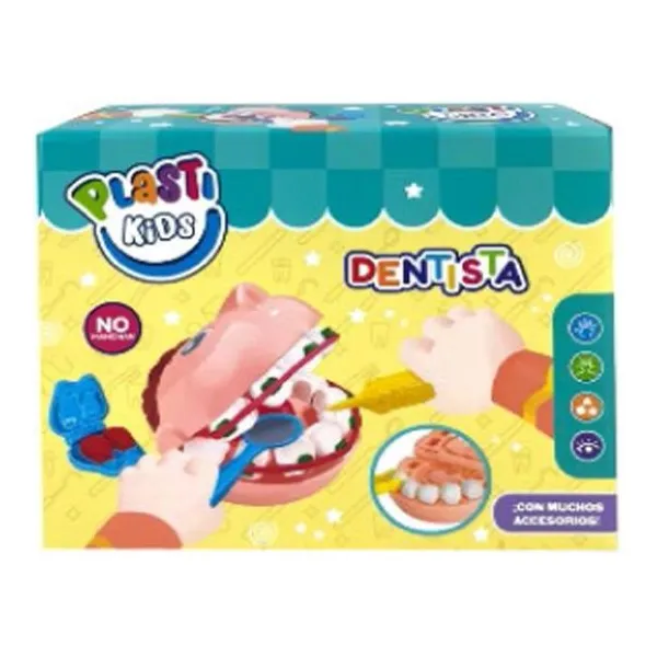Masas para modelar con accesorios dentista 21 x16 x7 cm