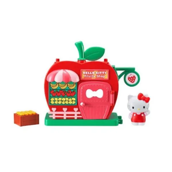 Hello kitty playset 17 cm streetscape series "hello kitty