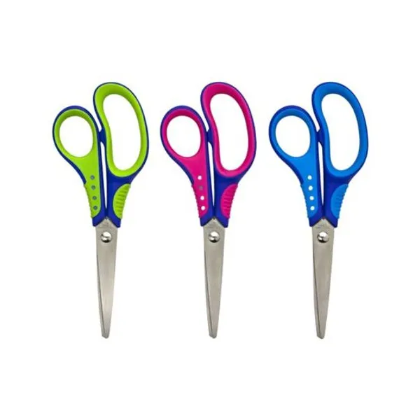 Tijera 17.8 cm x unidad colores surtidos