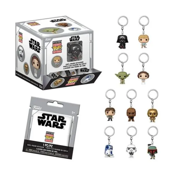 Pop keychain: star wars 50th- 12pc pdq