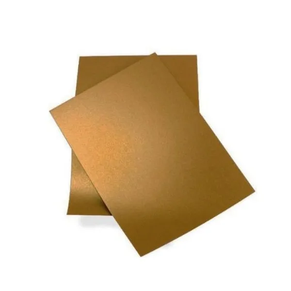 Cartulina pliego Muresco 44,5 x63 cmx 20 unid.oro
