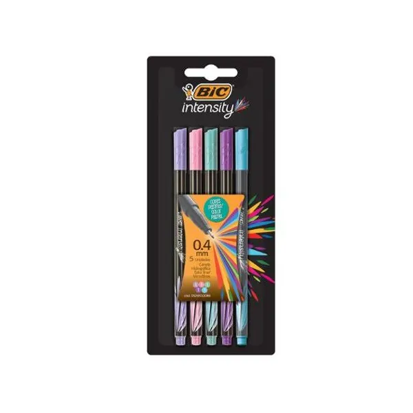 Microfibra BIC intensity bl.x 5 colores pastel