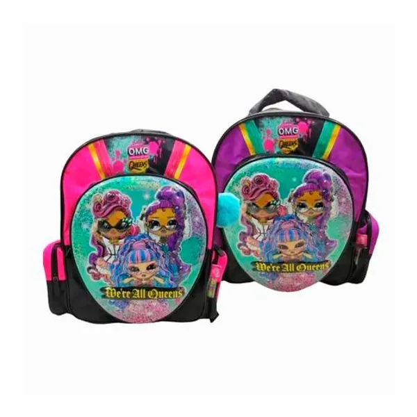 Mochila 17" espalda lol queens 3d x1 wabro