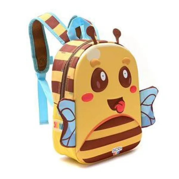 Mochila con luz kawaii bee termoformada 22 x30 x10 cm -12