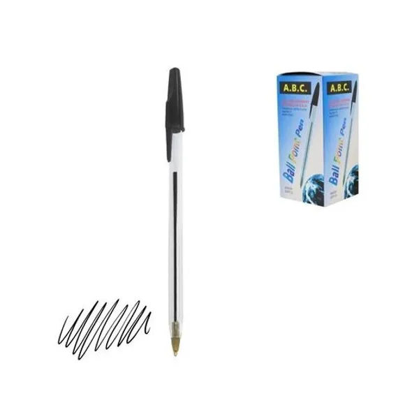 Bolígrafo negro caja x50 unidades