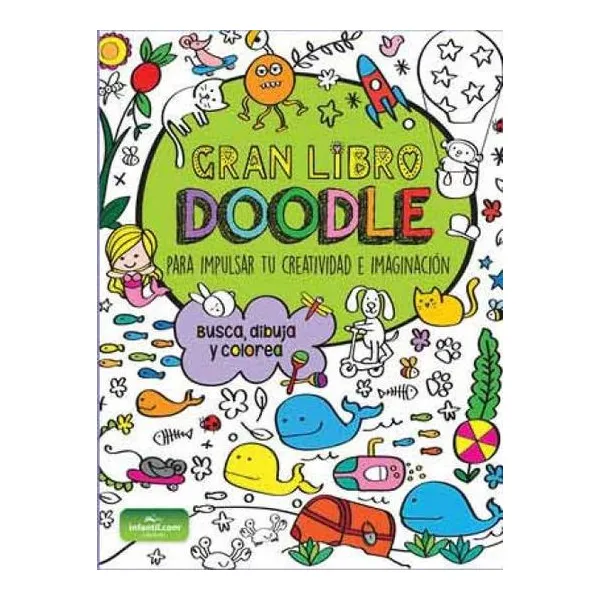 Gran libro doodle -verde -