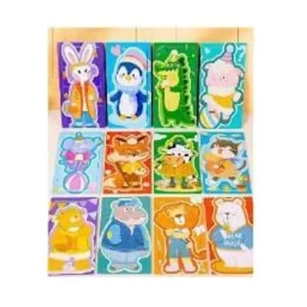 Rompecabeza de animales de madera 16 x21 cm