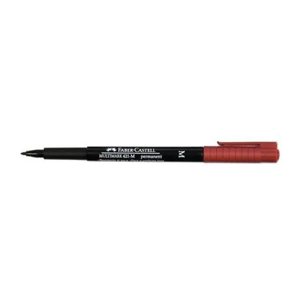 Marcador perm multimark 421-m rojo caja x12 faber