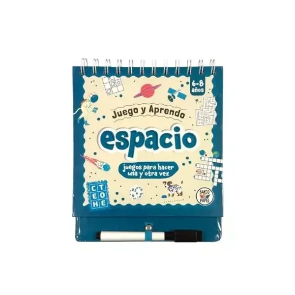 Libro barco de papel col.anillados - juego y aprendo - espacio