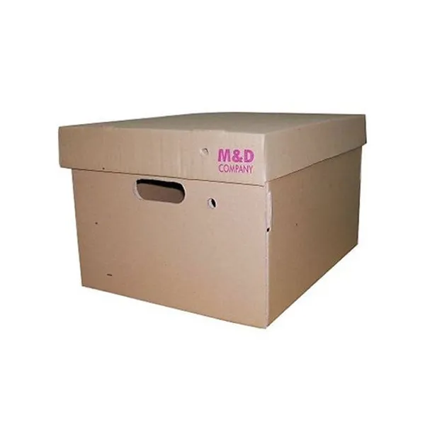 Caja archivo m&d 403 cartón americana alta con tapa