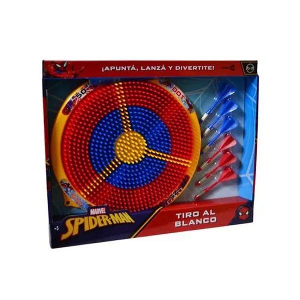Set tiro al blanco Spiderman en caja 34x28x4 cm